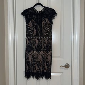 L’ATISTE by Amy black lace dress